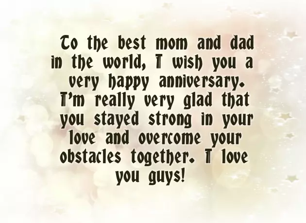 Happy Wedding Anniversary Mom & Dad