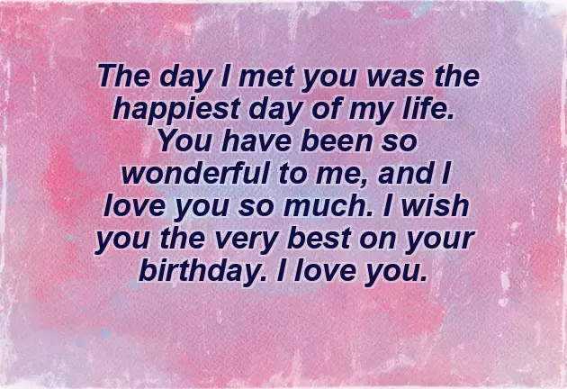 Birthday Wishes For A Male Lover