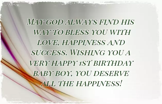 Birthday Wishes For One Year Baby Boy Birthday Wishes For One Year Baby Boy
