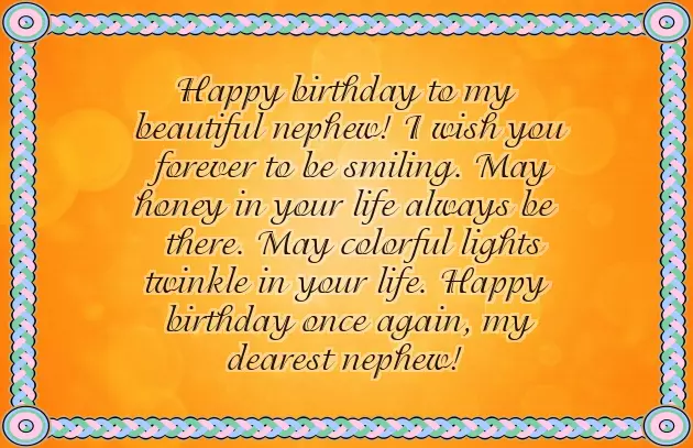 Birthday Wishes To My Lovely Nephew Birthday Wishes To My Lovely Nephew
