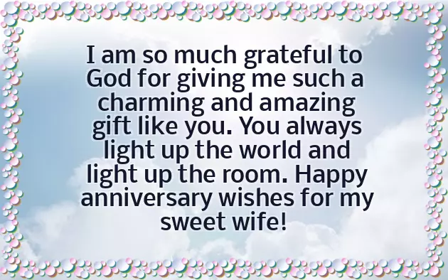 Happy Anniversary Message Wife