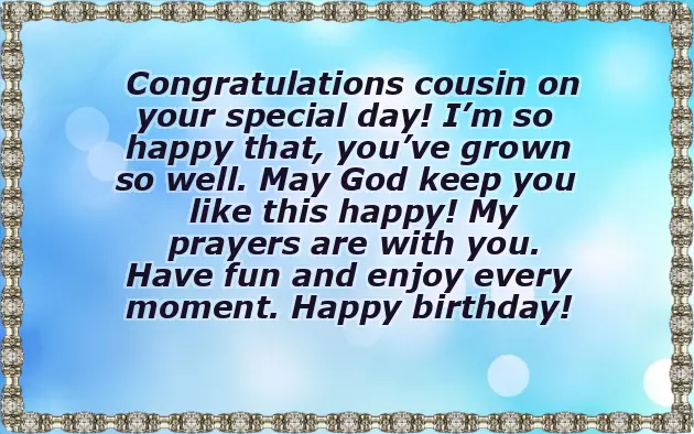 Birthday Wishes To A Cousin Brother