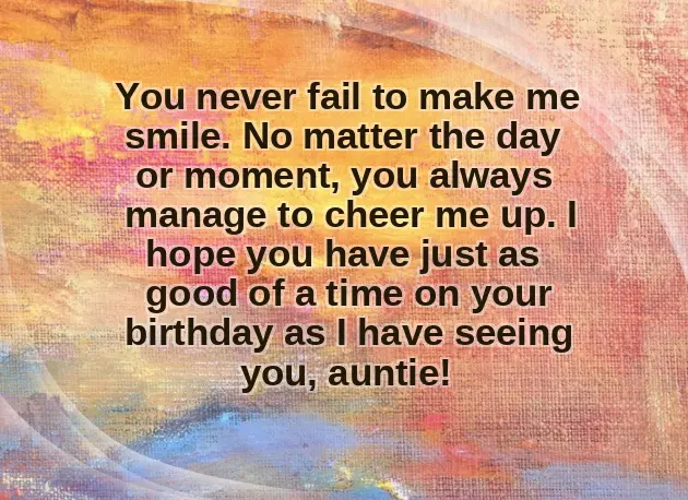 Birthday Wishes To My Favorite Aunt Birthday Wishes To My Favorite Aunt