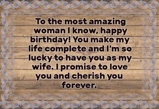 My Lovely Wife Birthday Wishes