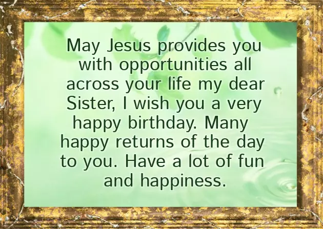 Birthday Wishes Words For Sister