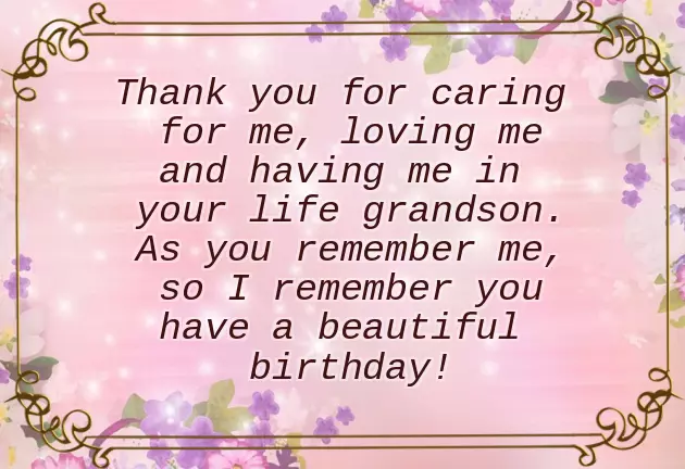 Happy Birthday My Dear Grandson