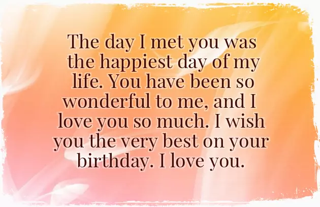 Birthday Wishes To A Lover