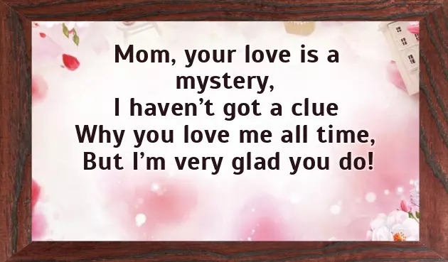 Poems For Mom From Son