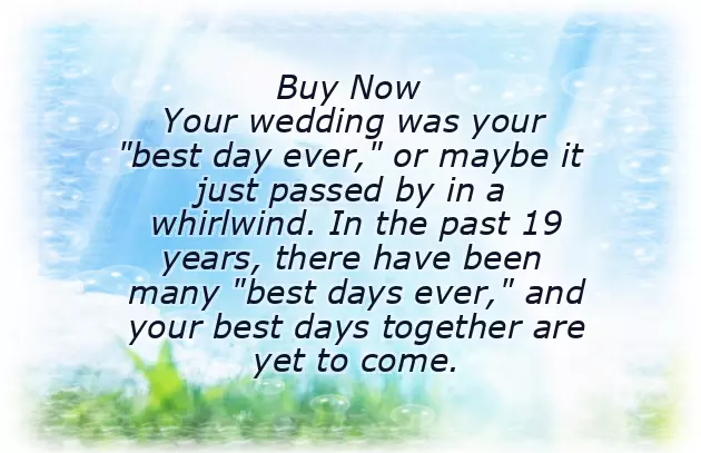 Bronze Wedding Anniversary