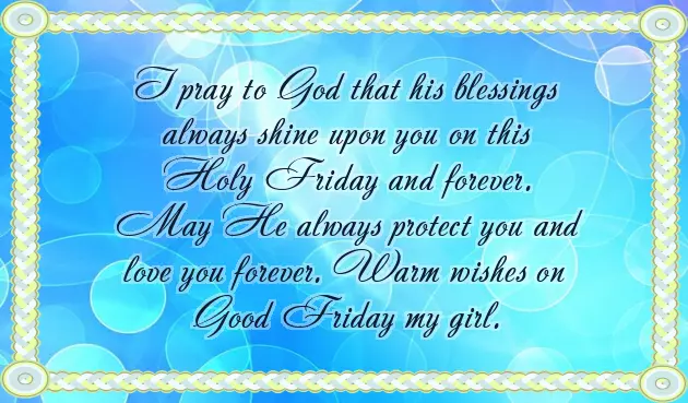 A Good Friday Message