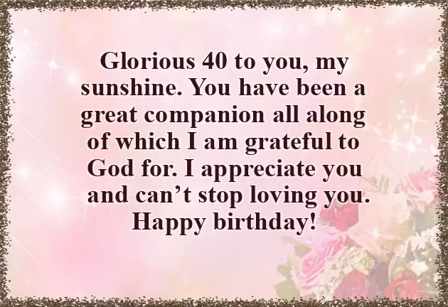40Th Birthday Quotes For Wife 40Th Birthday Quotes For Wife