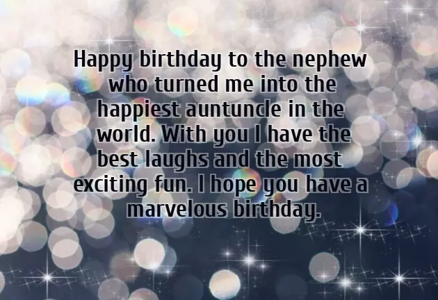 Birthday Wishes For My Nephew