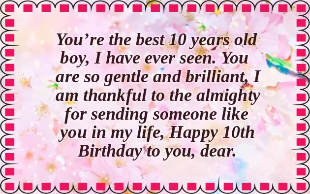 Happy 10Th Birthday To My Nephew Happy 10Th Birthday To My Nephew