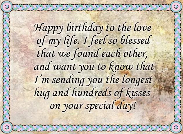 Happy Birthday Words To Wife