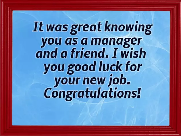 Wishing You The Best In Your New Job Wishing You The Best In Your New Job
