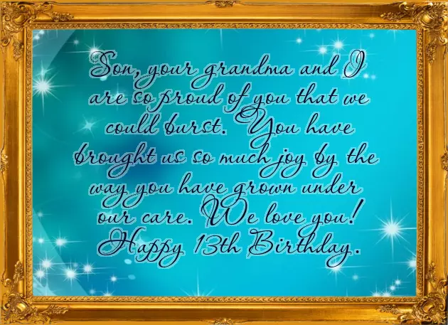 Happy 13Th Birthday To My Son Quotes