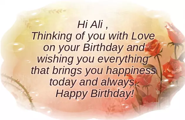 Happy Birthday Ali Bhai Wishes Happy Birthday Ali Bhai Wishes