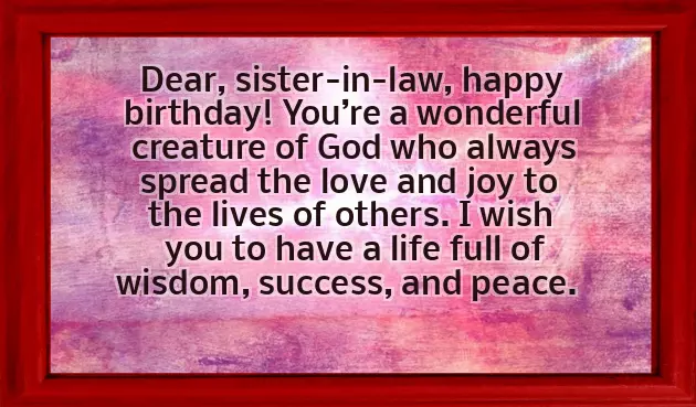 Birthday Quotes For Sister In Law Birthday Quotes For Sister In Law