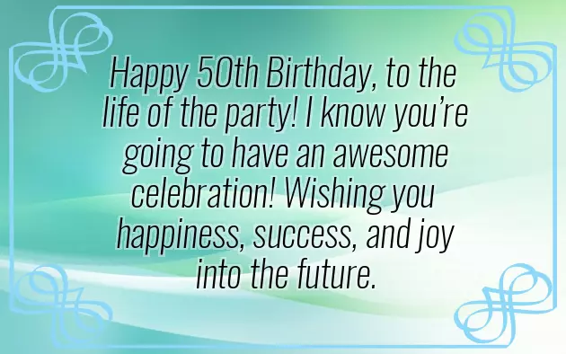 Happy 50Th Birthday Wishes Man Happy 50Th Birthday Wishes Man