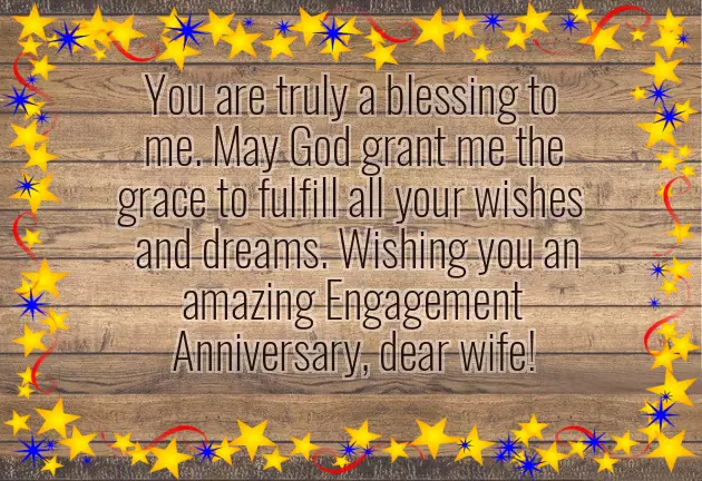 Happy Engagement Anniversary Message