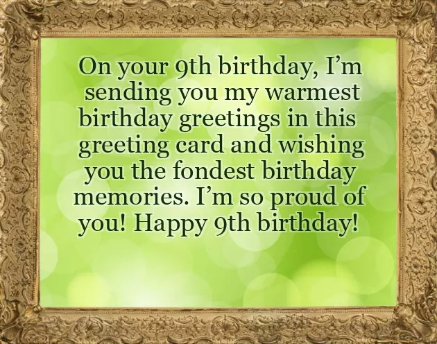 Birthday Greetings For A 9 Year Old Boy Birthday Greetings For A 9 Year Old Boy
