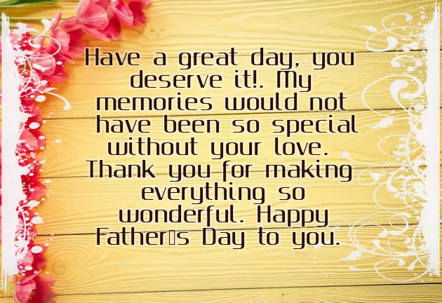 Touching Fathers Day Message Touching Fathers Day Message