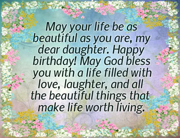 Birthday Wishes To My Baby Girl