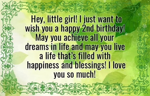 Birthday Wish For Son 2 Years Old