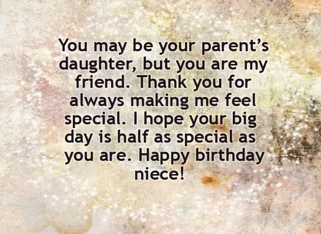 Happy Birthday To An Amazing Niece