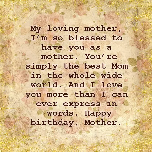 Happy Birthday Best Mum In The World Happy Birthday Best Mum In The World