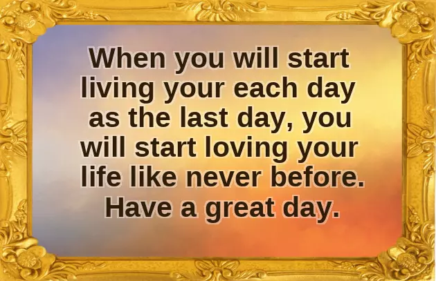 Wishing You A Good Day