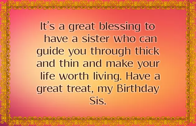 Birthday Wishes For Sister Short Quotes