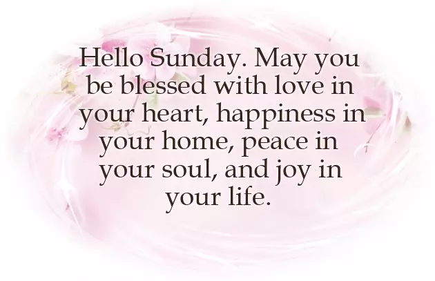 Happy Blessed Sunday Wishes