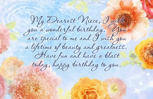 Birthday Blessings To My Beautiful Niece Birthday Blessings To My Beautiful Niece