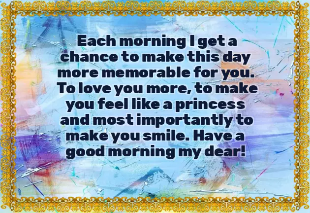 Cute Romantic Good Morning Messages For Her