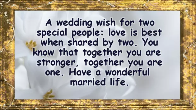 Heartiest Congratulations On Wedding