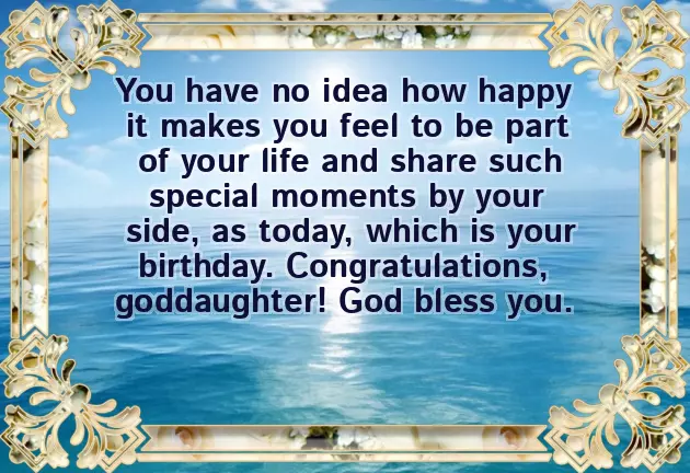 Goddaughter Birthday Wishes