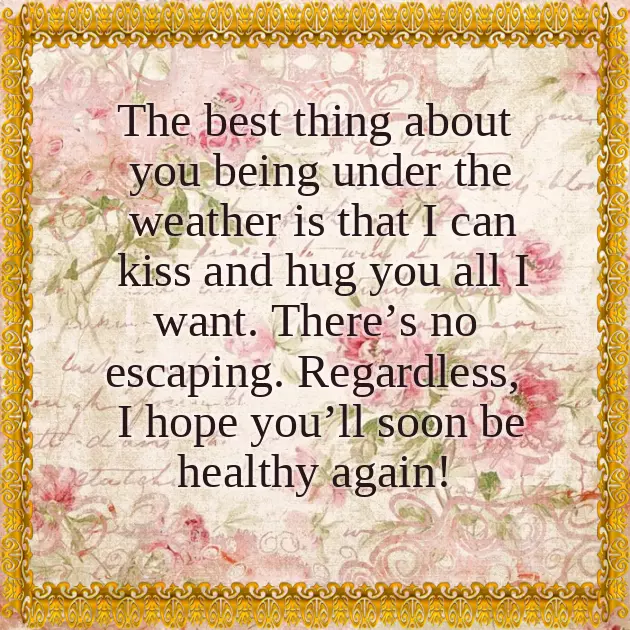 Get Well Soon To My Girlfriend