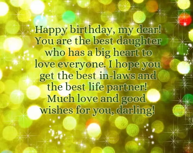 Happy Birthday Wishes To A Girl