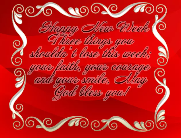 Monday Wishes In English