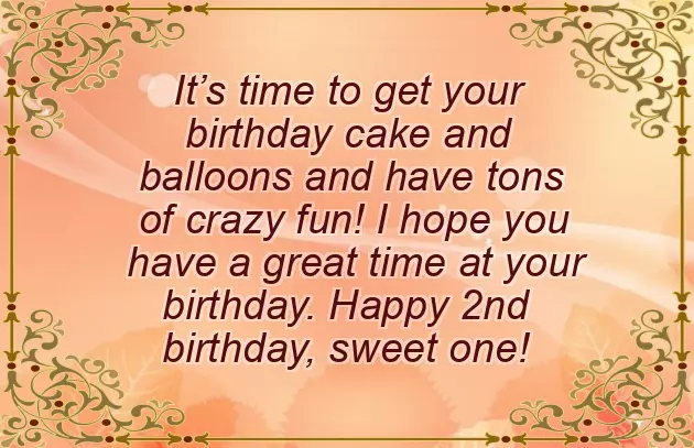 Birthday Wishes 2 Year Girl Birthday Wishes 2 Year Girl