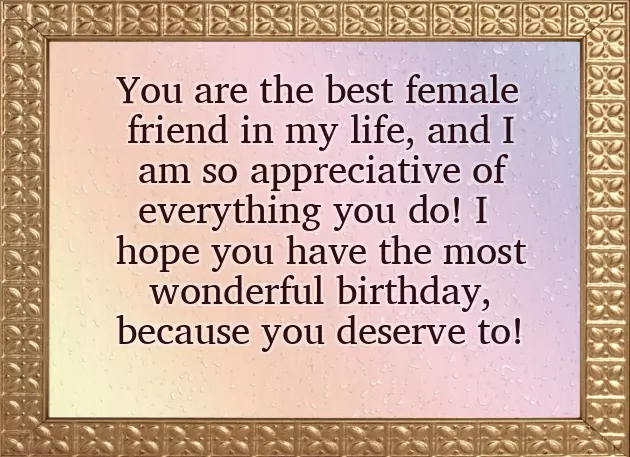 Birthday Wishes For A Best Female Friend Birthday Wishes For A Best Female Friend
