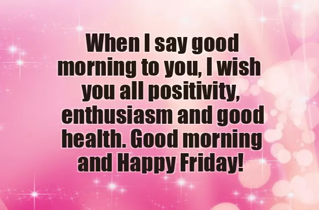 Morning Wishes Friday