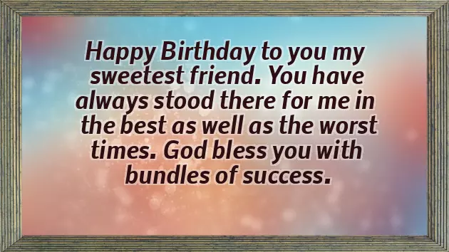 Simple Birthday Message