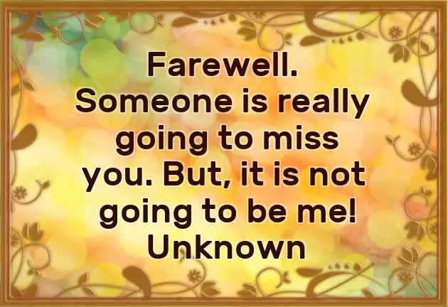 Farewell Poems For Friends Funny