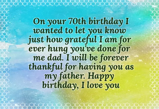 70 Year Old Man Birthday Wishes 70 Year Old Man Birthday Wishes