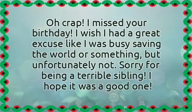 Funny Sibling Birthday Quotes
