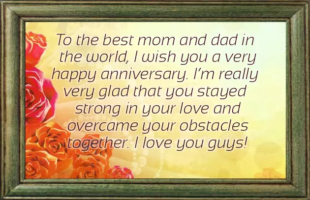 Wedding Anniversary Wishes For Father And Mother In Law