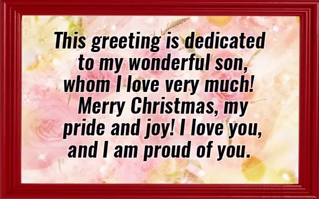 Merry Christmas Son In Law Merry Christmas Son In Law