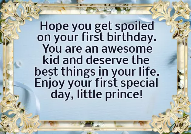 Happy First Birthday Boy Happy First Birthday Boy